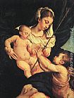 Madonna and Child with Saint John the Baptist by Jacopo Bassano